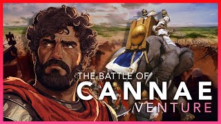 Battle of Cannae  Hannibal Barca Roman History [upl. by Acireit]