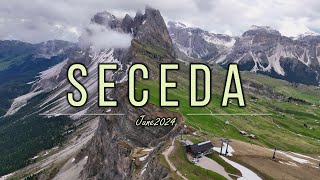 Seceda Dolomites June 2024 [upl. by Sirapal]