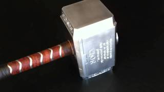 THOR HAMMER REPLICA CUSTOM MADE  SOLID METAL [upl. by Cann]