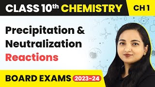 Precipitation amp Neutralization Reactions Chemical Reactions  Class 10 Chemistry Chapter 1 [upl. by Ailito]