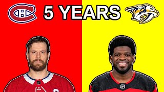 Revisiting Shea Weber  PK Subban Trade 5 YEARS LATER  Montreal Canadiens Nashville Predators Habs [upl. by Mordy]