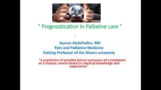 Prognostication in Paliative Care [upl. by Ferdinanda]