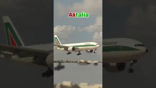 airlines that no longer exist pt4  aviation fallingdown alitalia czech shorts viral [upl. by Alaek867]