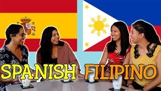 Language Challenge Spanish vs Filipino [upl. by Kisung]