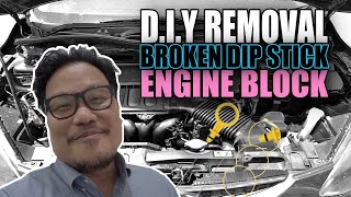 Removing a Broken Dipstick from the Engine GStrongVideos Getshockedd [upl. by Diannne118]