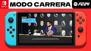 MODO CARRERA FC 24 en NINTENDO SWITCH 🔥easportsfc24 [upl. by Terrena]