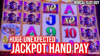 💰UNEXPECTED HUGE BUFFALO GOLD JACKPOT HAND PAY  Graton Casino  NorCal Slot Guy [upl. by Anitrebla]