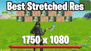 How to get the New Best Stretched Res in Fortnite Streched Resolution Guide 1750 x 1080 [upl. by Hak]