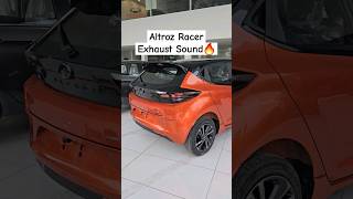 Altroz Racer Exhaust Sound🔥 Ready to Race  Orange Colour  New Altroz Racer 2024 [upl. by Eatton]