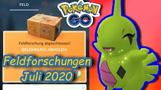 Feldforschungen alle Aufgaben für den Juli 2020  Pokémon GO deutsch [upl. by Ogir]