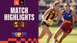 Hawthorn v Brisbane Highlights  Round 5 2023  AFLW [upl. by Sherye797]