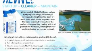 REVIVE  The New Revolution In Pool Water Care  Clears any pool every time [upl. by Sirahc]