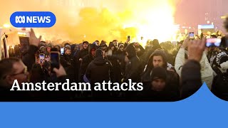 String of violent attacks at Amsterdam soccer game  ABC News [upl. by Norwood]