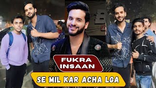 Fukra Insaan Se Mil Kar Acha Lga  Abhishek Malhan Vlogs [upl. by Sinnej]