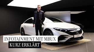 MBUX  Das InfotainmentSystem von MercedesBenz [upl. by Aniryt]