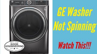 GE Washer Not Spinning Heres Why and How to Fix It [upl. by Merilyn]