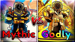 Future Clockman VS GOLDEN Future Clockman Toiet Tower Defense [upl. by Ahsienauq]