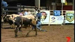 St Brendans College Vs Nudgee Challenge Rodeo 2011 Ch 7 News 070311VOB [upl. by Rosel]