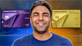 Delta Sky miles Gold Amex ReviewUnboxing Delta Sky miles Gold American Express Card Benefits [upl. by Fiester]