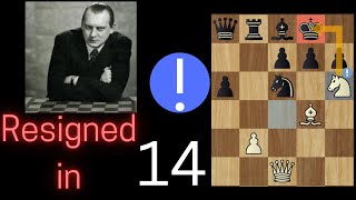 Powerful Move By Alekhine  Alexander Alekhine vs Ricondo Best chess game [upl. by Mandelbaum]