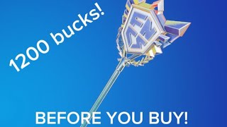 BEFORE YOU BUY  FNCS PICKAXE REVIEW [upl. by Pauwles]