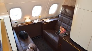 Etihad A380 First Class Apartment  Abu Dhabi to London EY19 [upl. by Cacia400]