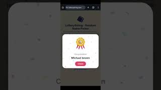 LotteryString  Random Name Picker online app Make a lottery for select winner [upl. by Sackville595]