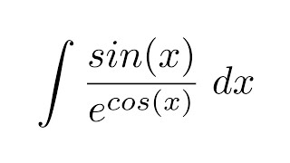 Integral of sinxecosx substitution [upl. by Akcira]