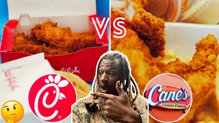 Chicfila VS Raising Canes 🔥 [upl. by Nylzor66]