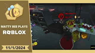 MattyBee PLAYING ROBLOX WITH VIEWERS VOD  1112024 [upl. by Areema954]