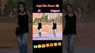 Lambi Lambi Chhori 🥰 Anju Mor Dance 🩰 trending dance shorts anjumordance lambilambichorisong [upl. by Norha134]