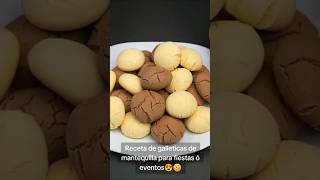 𝗥𝗲𝗰𝗲𝘁𝗮 𝗴𝗮𝗹𝗹𝗲𝘁𝗮𝘀 𝗱𝗲 𝗺𝗮𝗻𝘁𝗲𝗾𝘂𝗶𝗹𝗹𝗮 🍪reposteria postre postresfaciles postreenvaso torta emprende [upl. by Annaert]