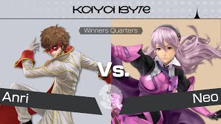 Kaya Byte  Anri Joker Captain Falcon vs Neo Corrin Winners Quarters [upl. by Ahsiekyt]