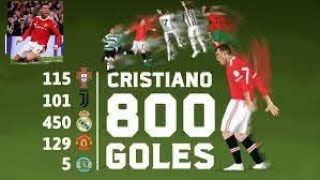 Cristiano Ronaldo All 801 Career Goals with Commentary 20032021 [upl. by Notyard]