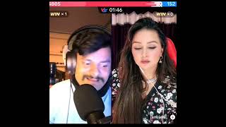 Rooben khadkha Vs beautiful lady funny Tiktok live video funny comedy roobenkhadka abreaction [upl. by Eeclehc]