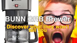 BUNN GRB Velocity Brew 10Cup Home Coffee Brewer Review Fastest Coffee Maker on Amazon [upl. by Nohtan]