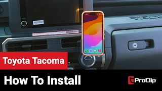 Toyota Tacoma  HowTo Install Center Mount 856087 [upl. by Tigdirb]