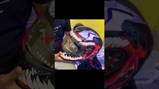 Axor Apex Marvel Venom Helmet  FULL VIDEO👆🤩 axorhelmets helmet [upl. by Syck]