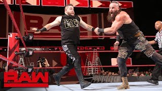 Braun Strowman vs Kevin Owens  Mens Money in the Bank Qualifying Match Raw May 7 2018 [upl. by Weisbrodt]