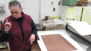 Linda Whitney on Mezzotint Print Making [upl. by Irb]