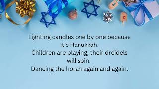 Its Hanukkah with lyrics [upl. by Ytima]