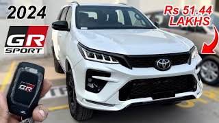 2024 TOYOTA FORTUNER GRSPORT  4X4 AT  60 LAKH WALI FORTUNER  DETAILED REVIEW OF FORTUNER GRS [upl. by Cartan811]