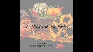 12 Weeks of 2017 Stampin Up Halloween Projects Week 6 [upl. by Enialed]