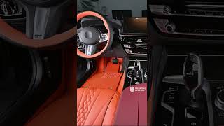 🔹Bespoke MasterLuxury Orange Nylon Mat Car Mat For BMW bespokemaster carinterior carmat shorts [upl. by Erasmo]