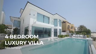 4 Bedroom Luxury Villa in Palm Jumeirah [upl. by Ardnaid]