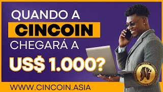 QUANDO A CINCOIN CHEGARÁ A US 1000  CRIPTO COMMUNITY  THE NEW BIT [upl. by Nairbo777]