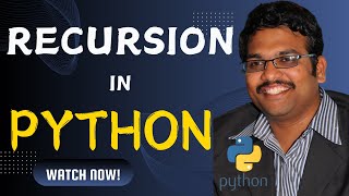 RECURSION  PYTHON PROGRAMMING [upl. by Ocnarfnaig139]