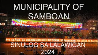 SINULOG SA LALAWIGAN 2024  TRIBU CANAMUCAN  MUNICIPALITY OF SAMBOAN CEBU [upl. by Bently826]