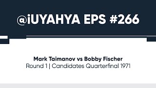 Mark Taimanov vs Bobby Fischer  Candidates Quarterfinal 1971 [upl. by Brackely]