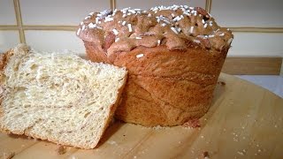 Pan Brioche allo Yogurt variegato alle Mandorle [upl. by Haseefan644]